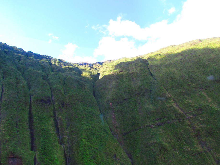 Volcanic crater on Kauai